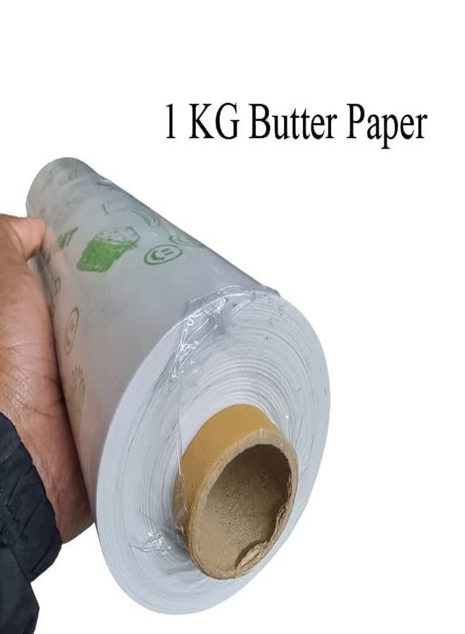 Atipriya 1kg Butter Paper Jumbo Roll for Baking | Specialized Baking Paper for Cake Making | Non Stick | Suitable for Microwave | Oven | Wrapping Paper for Food, Pack of 1 - Image 3